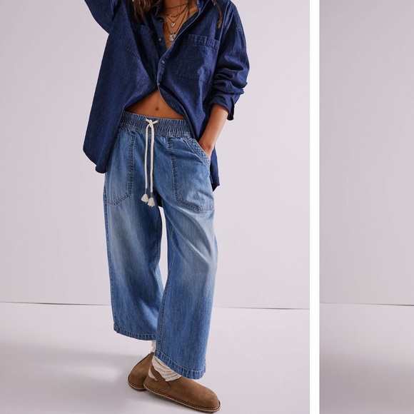 Free People Denim - We the Free Easy Peasy pull on pants